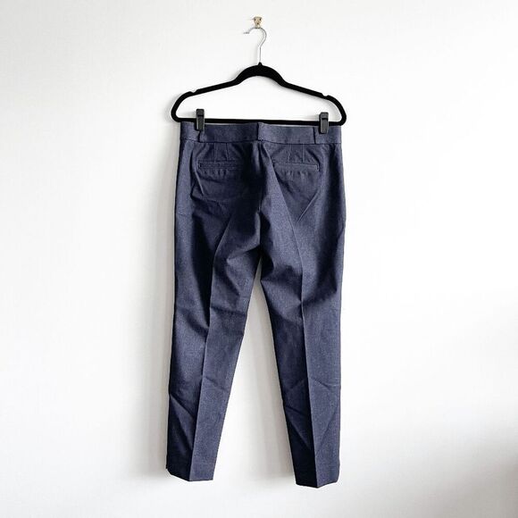 Banana Republic Womens Sloan Fit Trouser Ankle Pants Navy White Size 8 - Picture 3 of 10